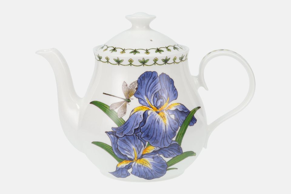 Queens Blue Iris Teapot 1 1/2pt
