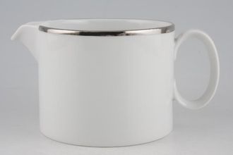 Sell Thomas Medaillon Platinum Band - White with Thick Silver Line Gravy Jug