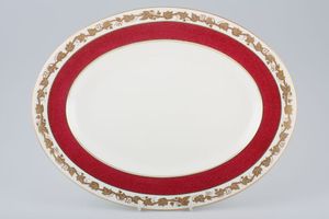 Wedgwood Whitehall - Powder Ruby Oval Platter