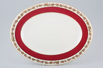 Sell Wedgwood Whitehall - Powder Ruby Oval Platter 14"
