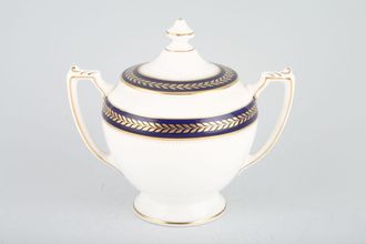 Sell Coalport Blue Wheat Sugar Bowl - Lidded (Tea) lidded-2 handles-footed 2 3/4" x 3 3/4"