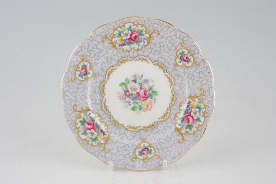 Queen Anne Gainsborough - Grey Tea / Side Plate 6 1/2"