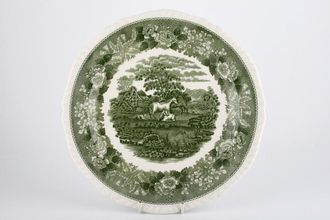 Adams English Scenic - Green Dinner Plate 11"