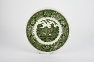 Adams English Scenic - Green Salad/Dessert Plate Flat 8 1/4"
