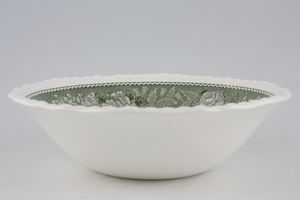 Adams English Scenic - Green Soup / Cereal Bowl