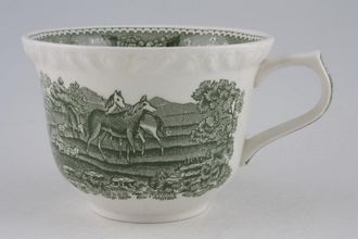 Sell Adams English Scenic - Green Breakfast Cup Horse Scene 4" x 3"