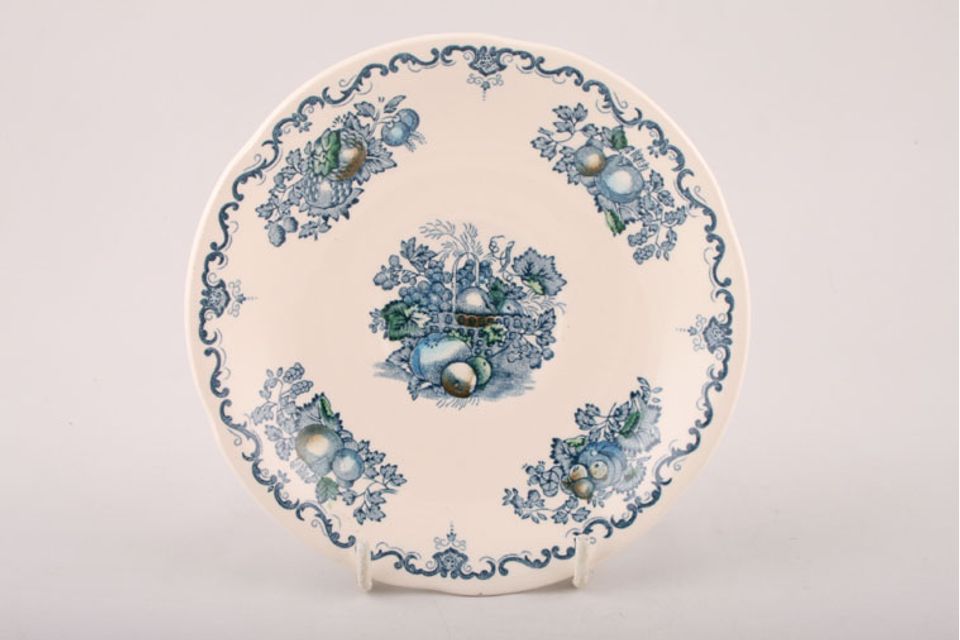 Masons Fruit Basket - Blue Coffee Saucer for cups 5 1/2"