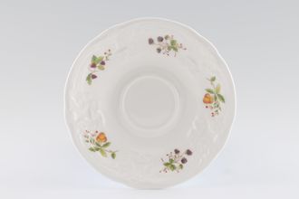 Sell Coalport Wenlock Fruit - Embossed - No Gold Coffee Saucer 1 7/8" well for can 4 3/4"