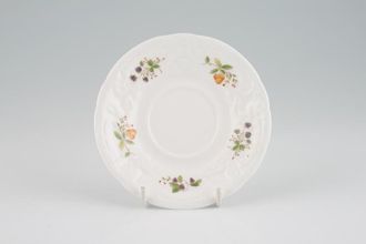 Sell Coalport Wenlock Fruit - Embossed - No Gold Coffee Saucer 1 1/2" well for cup 4 3/4"