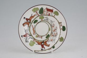 Sell Coalport Hunting Scene Tea Saucer For Victoria cup 6"