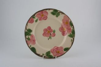 Franciscan Desert Rose Breakfast / Lunch Plate 50th Anniversary Edition - extra rose in center of plate. 9 1/4"