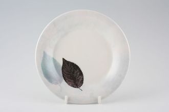 Portmeirion Dusk Tea / Side Plate 2 Leaves at side of plate, Mottled Rim 6 3/4"