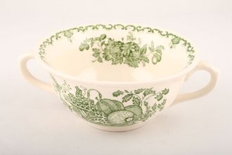 Sell Masons Fruit Basket - Green Soup Cup 2 handles/Embossed at Bottom
