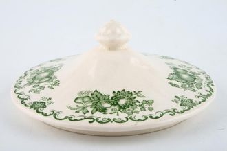 Masons Fruit Basket - Green Muffin Dish Lid for straight lided dish