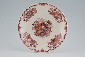 Sell Masons Fruit Basket - Pink Soup Cup Saucer See Breakfast Saucer. Size and depth may vary 6 3/4"