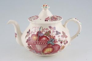 Masons Fruit Basket - Pink Teapot