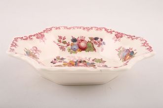 Masons Fruit Basket - Pink Dish (Giftware) Octagonal 5 1/2" x 4 1/4"