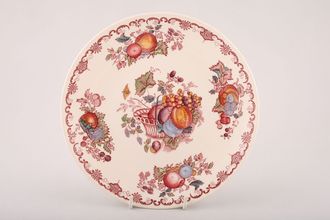 Masons Fruit Basket - Pink Cake Plate Round sandwich plate 8"