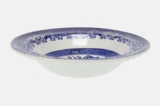 Wood & Sons Willow - Blue Rimmed Bowl 6 1/2" thumb 1