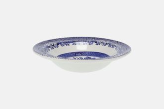 Wood & Sons Willow - Blue Rimmed Bowl 6 1/2"