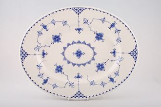 Masons Denmark - Blue Oval Platter 12"