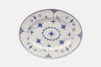 Masons Denmark - Blue Oval Platter 14 1/4"