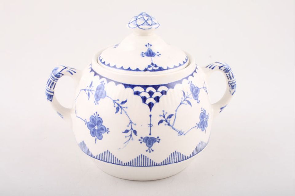 Masons Denmark - Blue Sugar Bowl - Lidded (Tea)