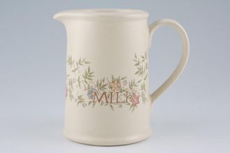 Sell BHS Country Garland Milk Jug 'Milk' written on the side 3/4pt