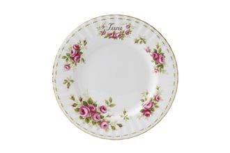 Sell Royal Albert Flower of the Month Series - Montrose Shape Dinner Plate June - Roses