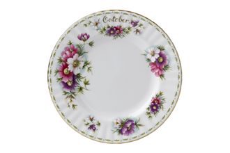 Sell Royal Albert Flower of the Month Series - Montrose Shape Dinner Plate October - Cosmos