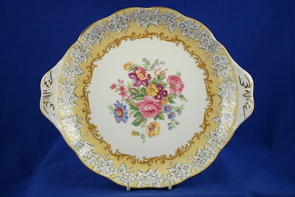 Royal Albert Affection Cake Plate round - eared 10 1/2"