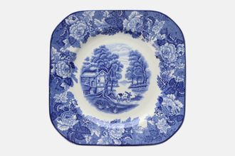 Wood & Sons English Scenery - Blue Tea / Side Plate square 7 1/4"