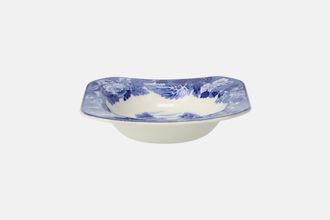 Wood & Sons English Scenery - Blue Fruit Saucer square-shallow 5 1/8"