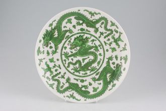 Coalport Green Dragon Cake Plate 9 1/2"