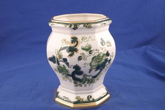 Sell Masons Chartreuse Vase Octagonal vase 7 1/4"
