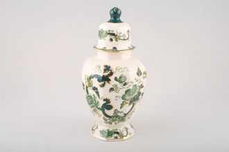 Masons Chartreuse Vase Tokyo vase lidded 9 1/2"