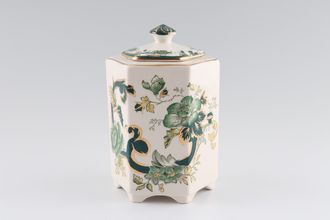 Masons Chartreuse Storage Jar + Lid Tea caddy 5"