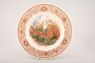 Sell Masons Game Birds - Brown Edge Dinner Plate The Snipe - reddy brown edge 10 1/2"