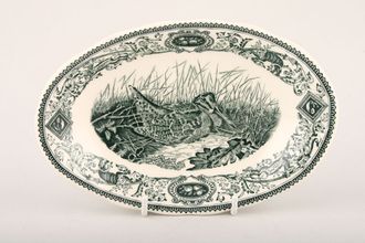 Masons Game Birds - Grey and Green Sauce Boat Stand