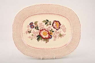 Sell Masons Paynsley - Pink Oval Platter 12"