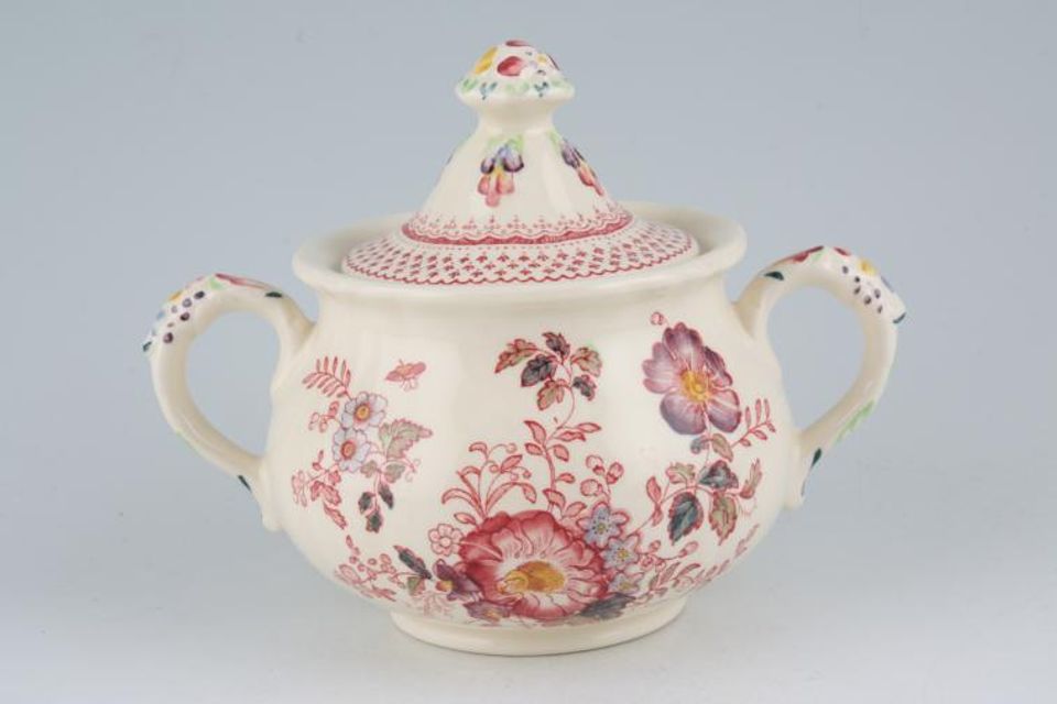 Masons Paynsley - Pink Sugar Bowl - Lidded (Tea)