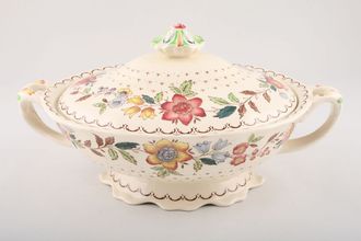 Masons Arbor - Brown Border Vegetable Tureen with Lid