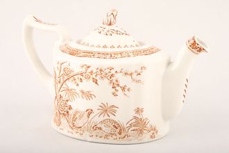 Masons Quail - Brown Teapot 1 1/2pt