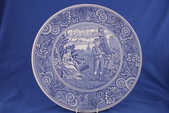 Spode Blue Room Collection Platter Woodman (Gateaux/Buffet) 12 3/4"