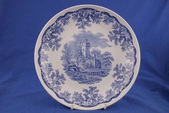 Spode Blue Room Collection Serving Bowl Ruins (Shallow Buffet Dish) 10"