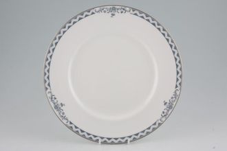 Royal Doulton Josephine - Platinum - Made in Indonesia Dinner Plate 10 1/2"