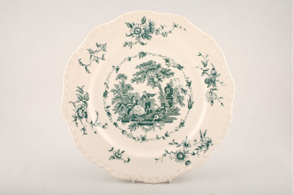 Masons Watteau - Green Dinner Plate 10 1/2"