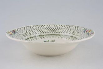 Sell Masons Paynsley - Green Rimmed Bowl Eared 6 1/2"