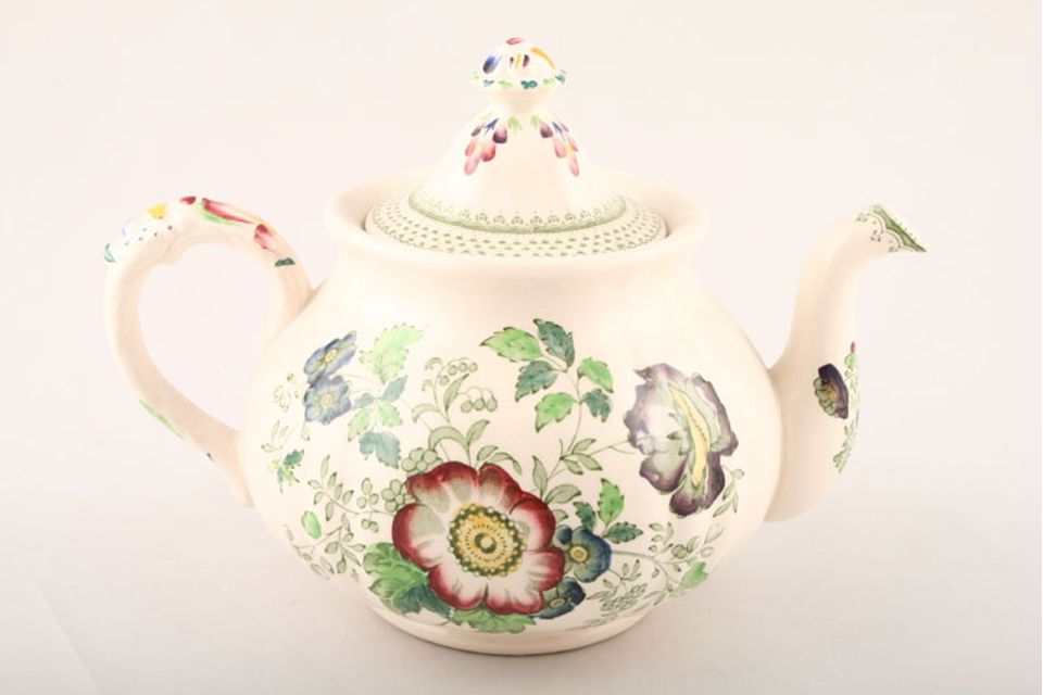 Masons Paynsley - Green Teapot 1 3/4pt