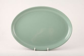 Sell Denby Manor Green Oval Plate 9 3/4"